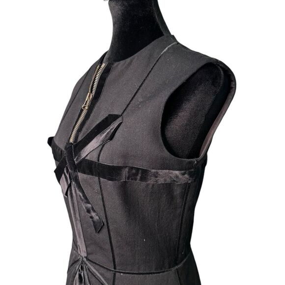 Lanvin Vintage Wool Cocktail Dress (EU 40/US 8) - Picture 5 of 12